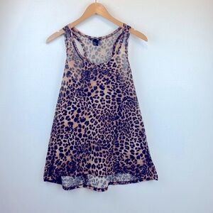 H&M sheer leopard 🐆 overlay tank ✨🧡